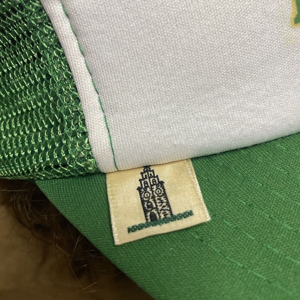 Vintage Shandon Headwear Ireland Hat Cap Irish Clover Mesh Foam Snapback Trucker - Picture 4 of 16